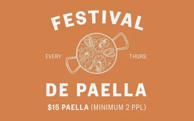 Festival de Paella every Thursday at Sala