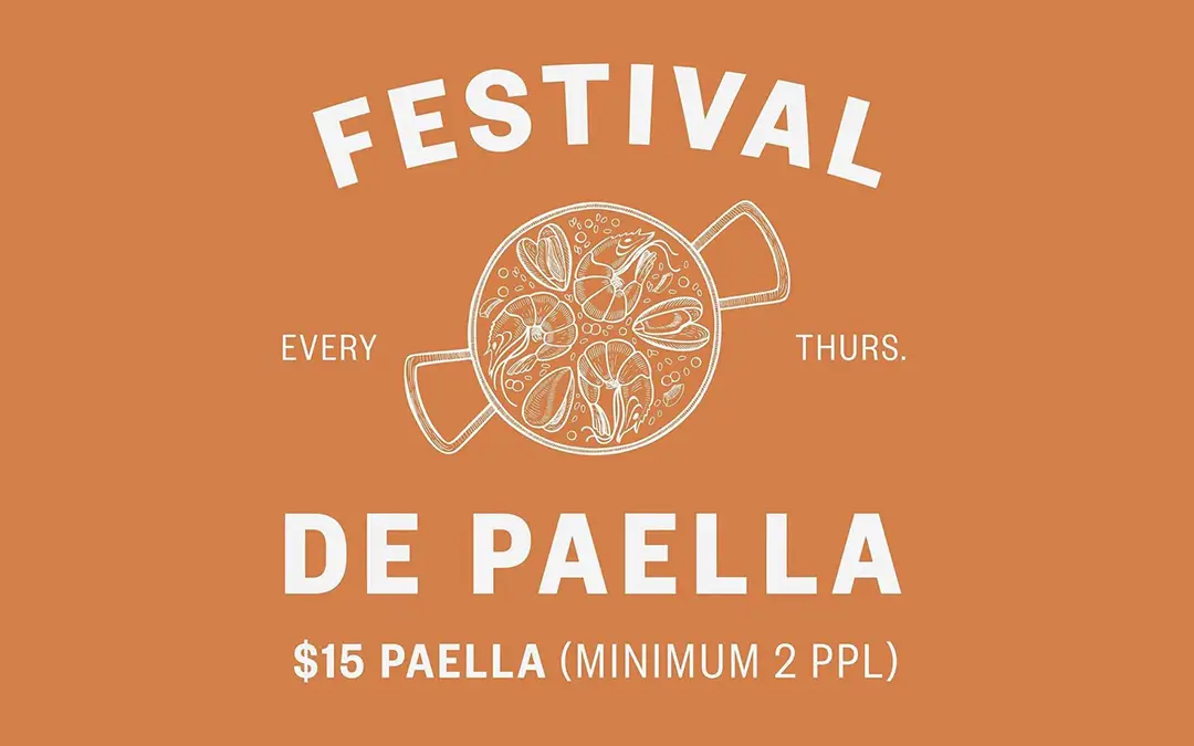 Festival de Paella every Thursday at Sala